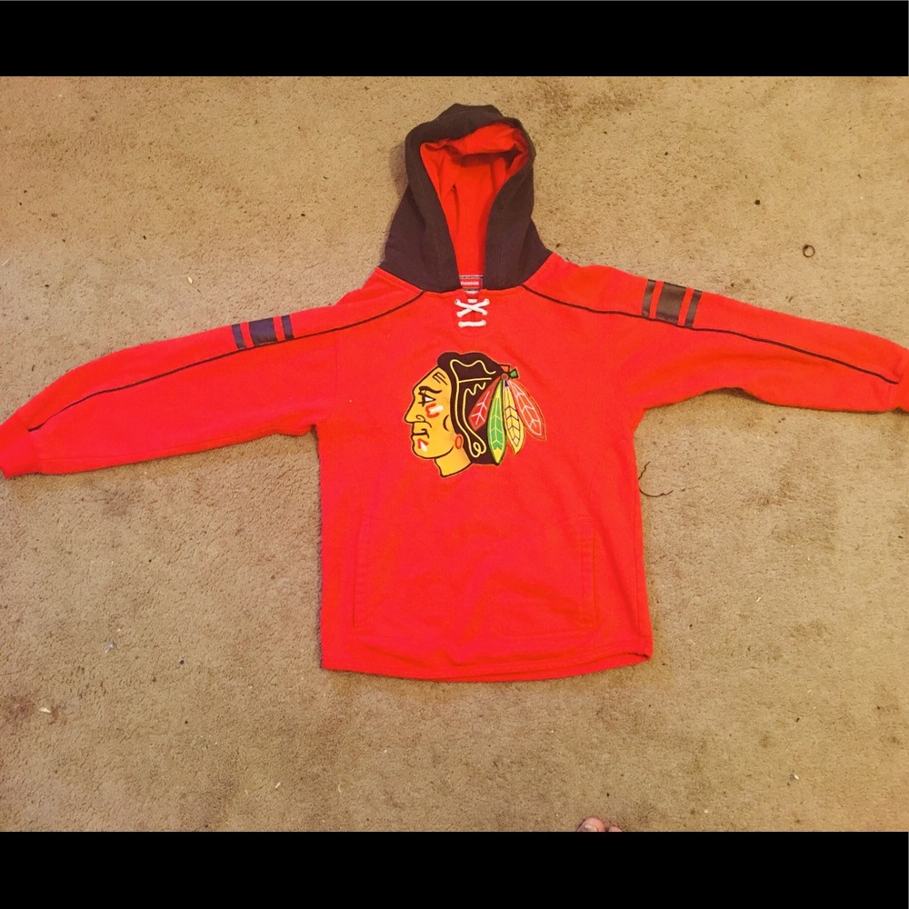Chicago Blackhawks Youth Hoodie Size Medium 10-12